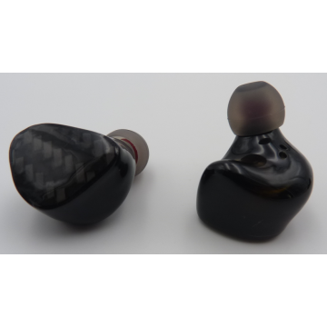 Dual Drivers TWS Earbud Nirkabel dengan Housing Resin